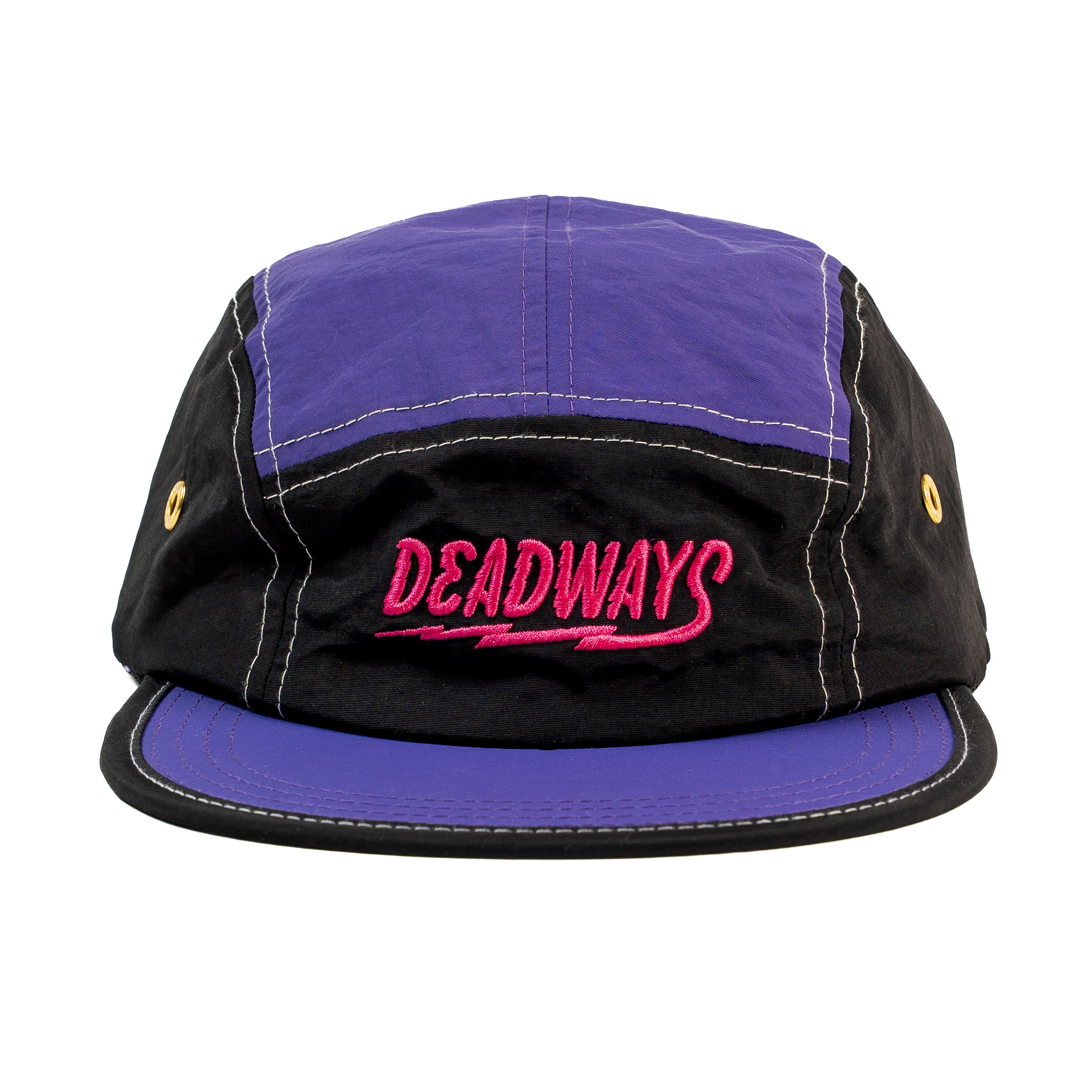 5 Panel Cap (Purple/Black)