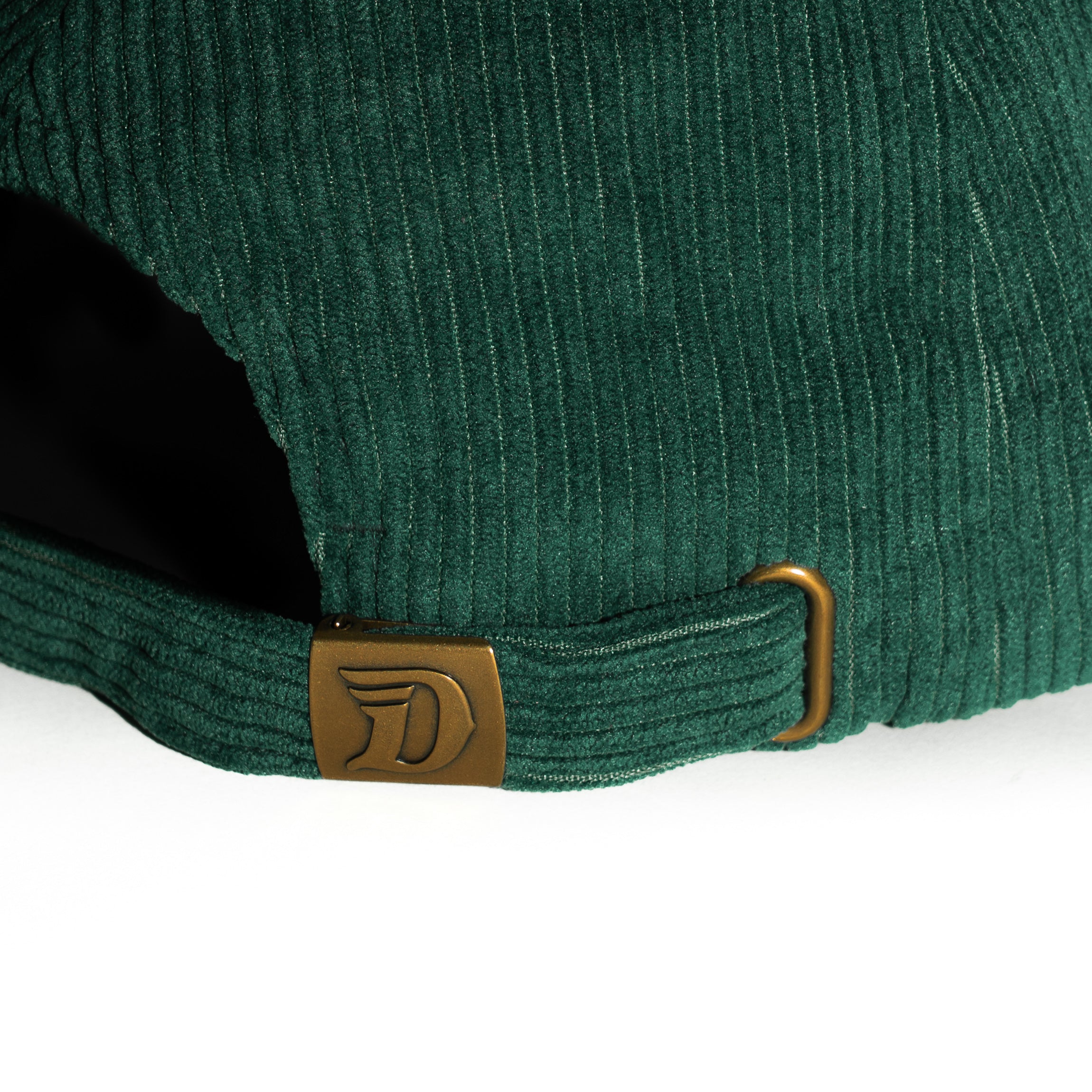 Corduroy Green Cap