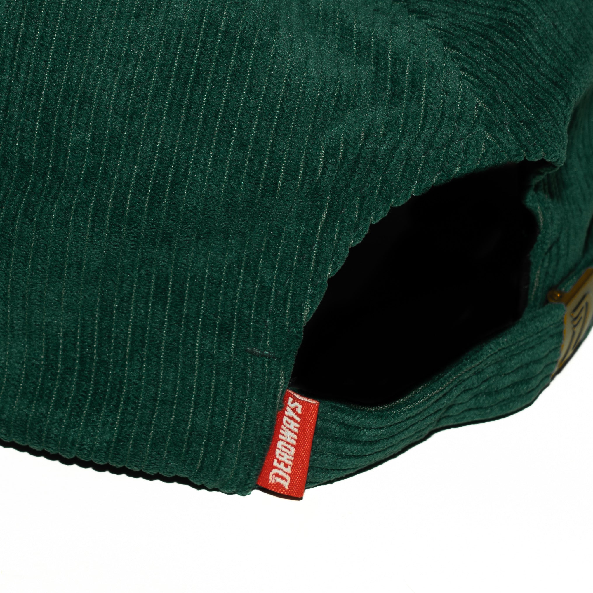 Corduroy Green Cap