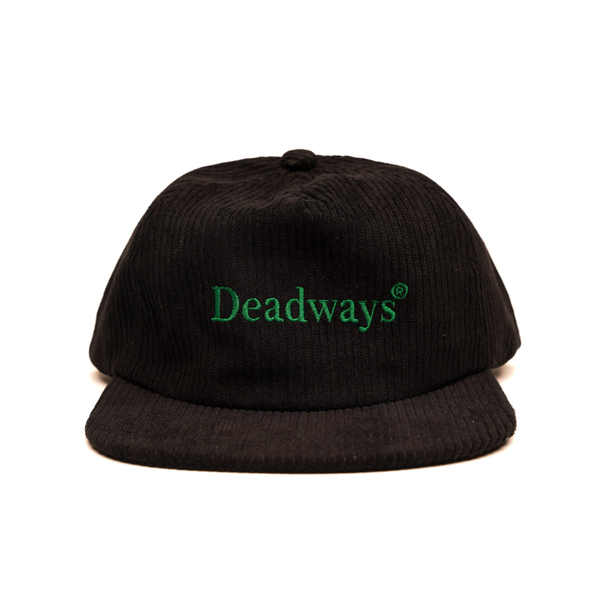 Corduroy Black Cap