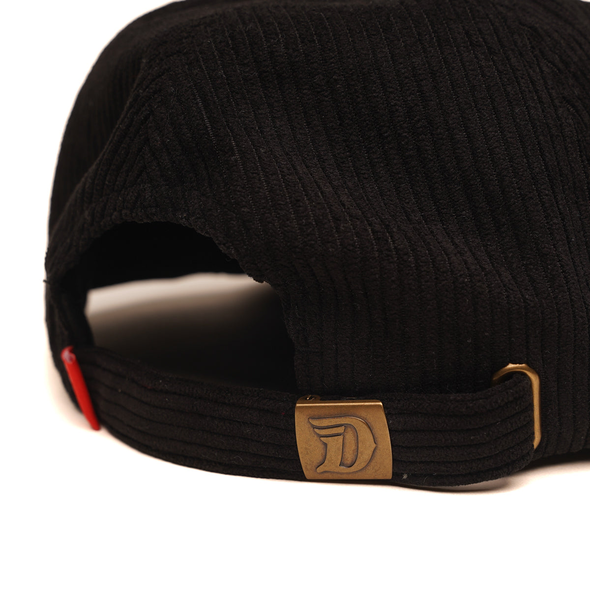 Corduroy Black Cap