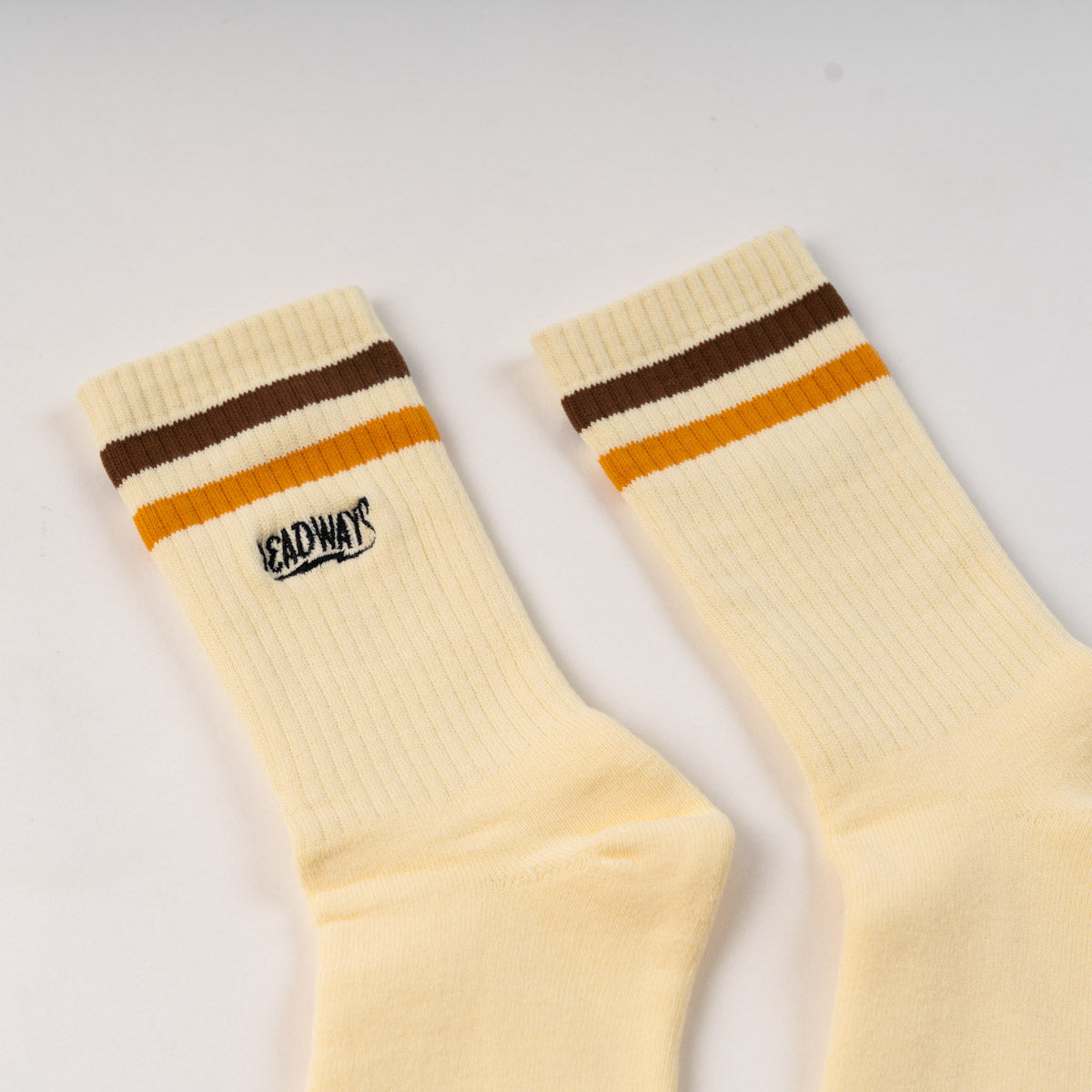 Cream Stripes Socks