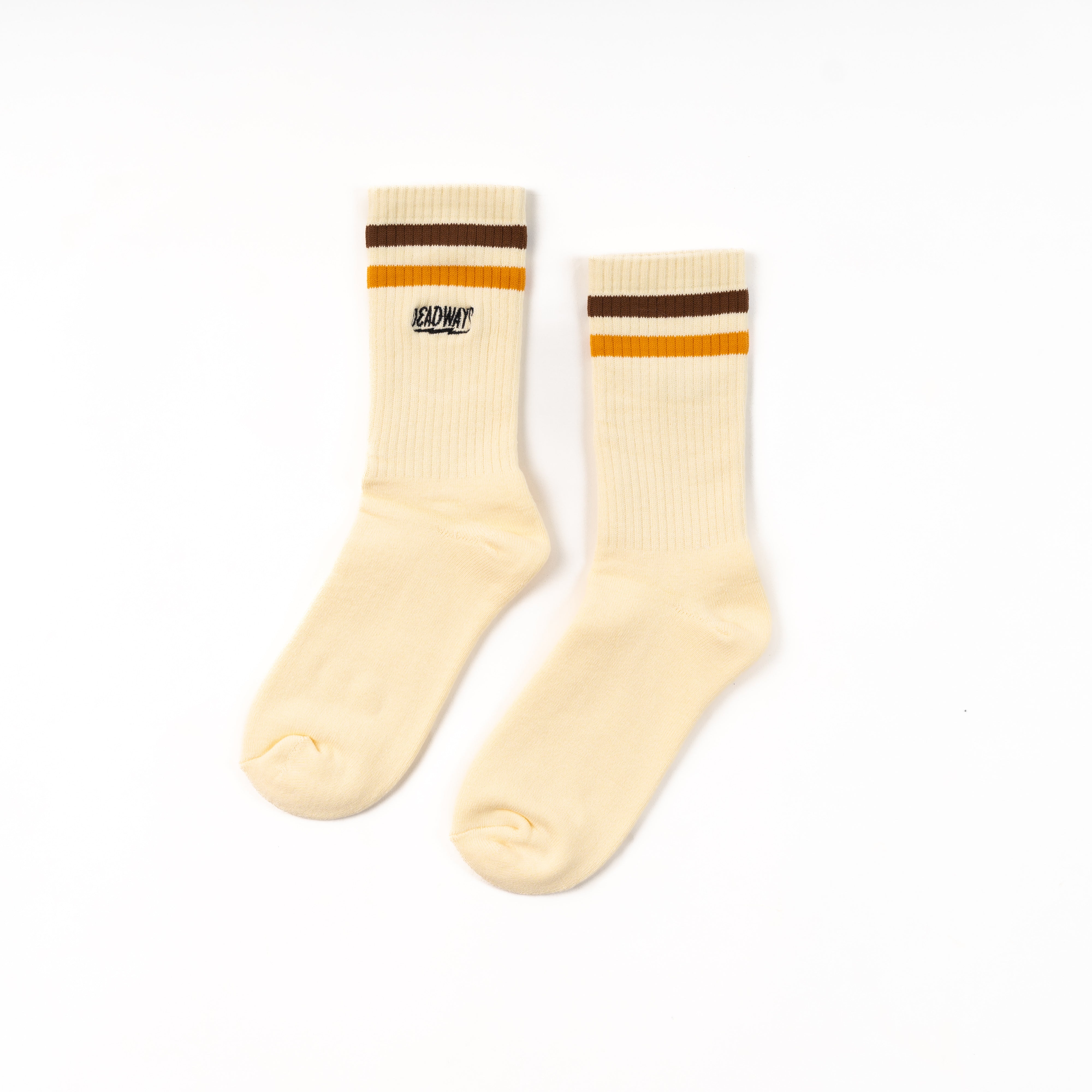 Cream Stripes Socks